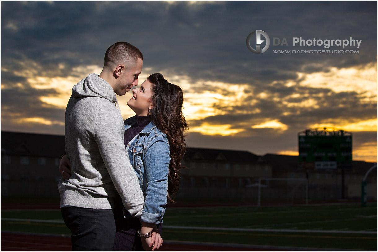 High school engagement photography in Hamilton