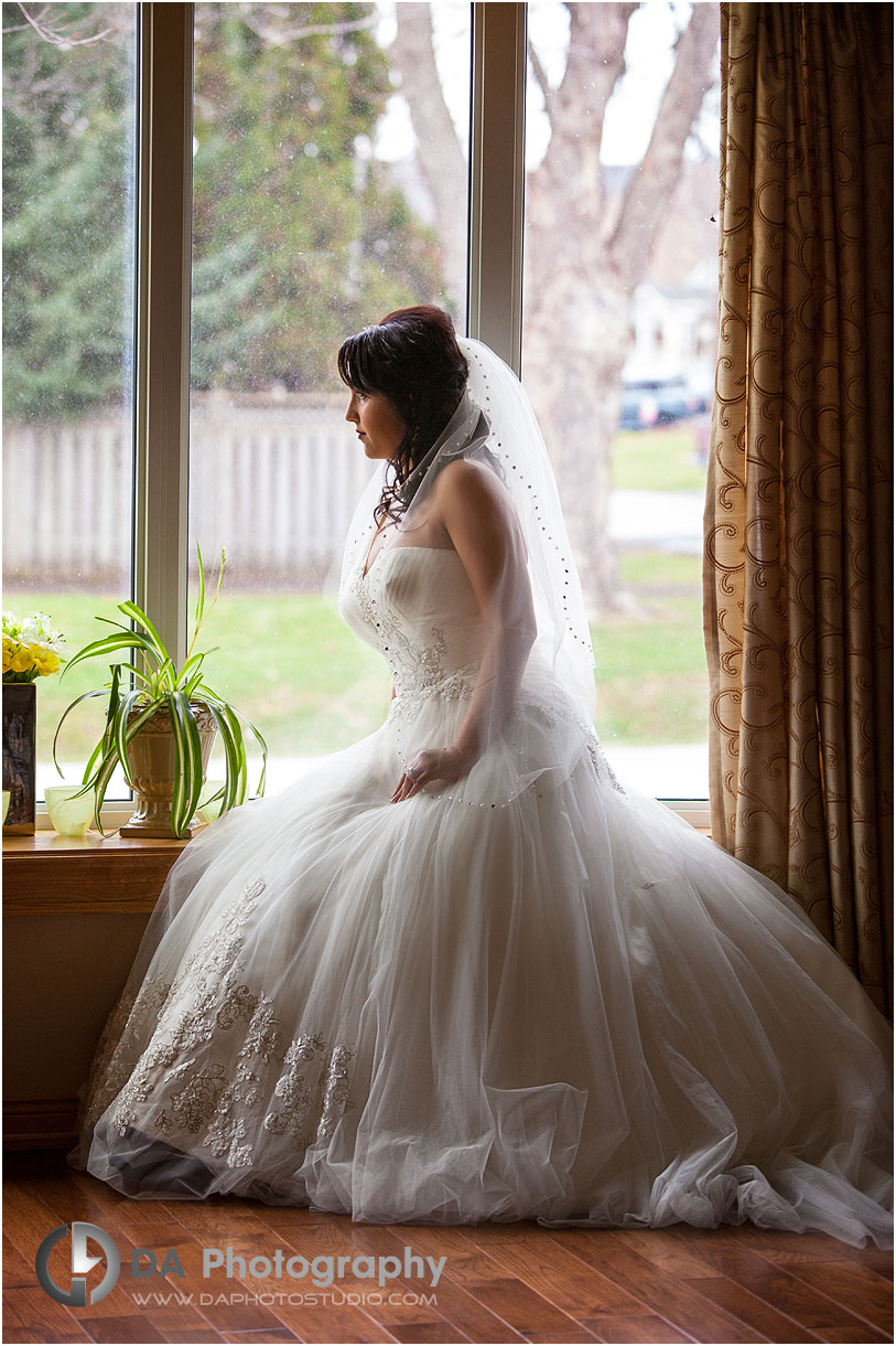 Bride at Lasalle Park Banquet Center