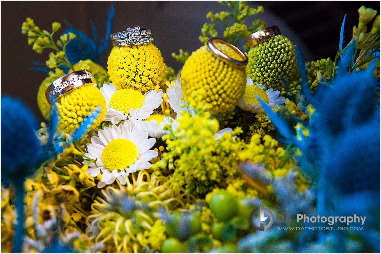 Wedding flowers Wedding Rings at Terrace on The Green