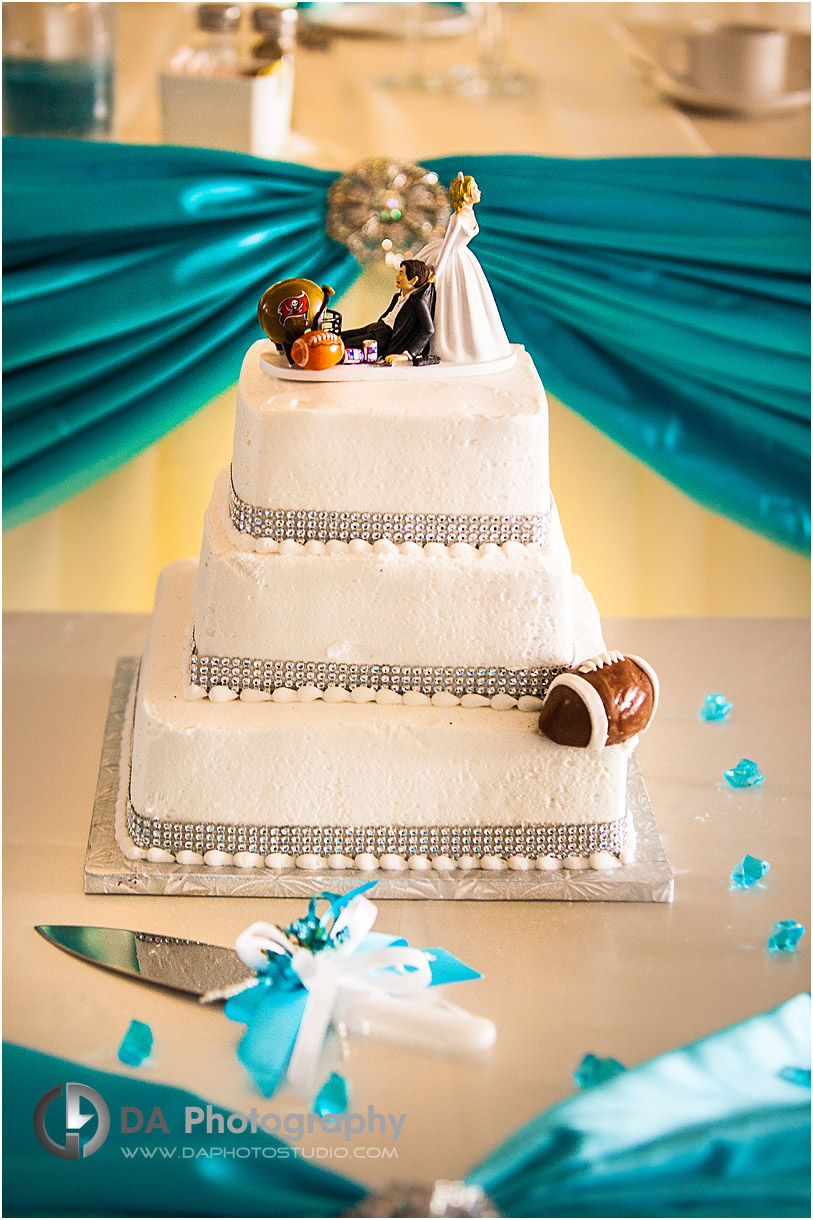 Wedding Cake at Caledon Estates Banquet Halls