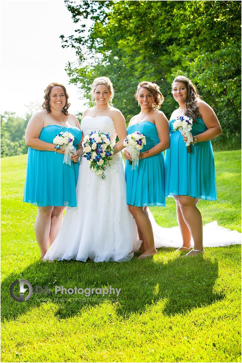 Bridesmaids at The Caledon Estates Banquet Halls