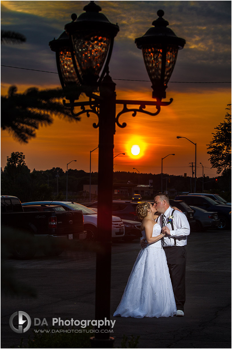 Wedding Sunset Photos at Caledon Estates