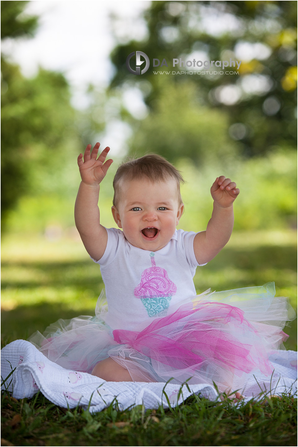 Baby Birthday Portrait at Heart Lake Conservation Area