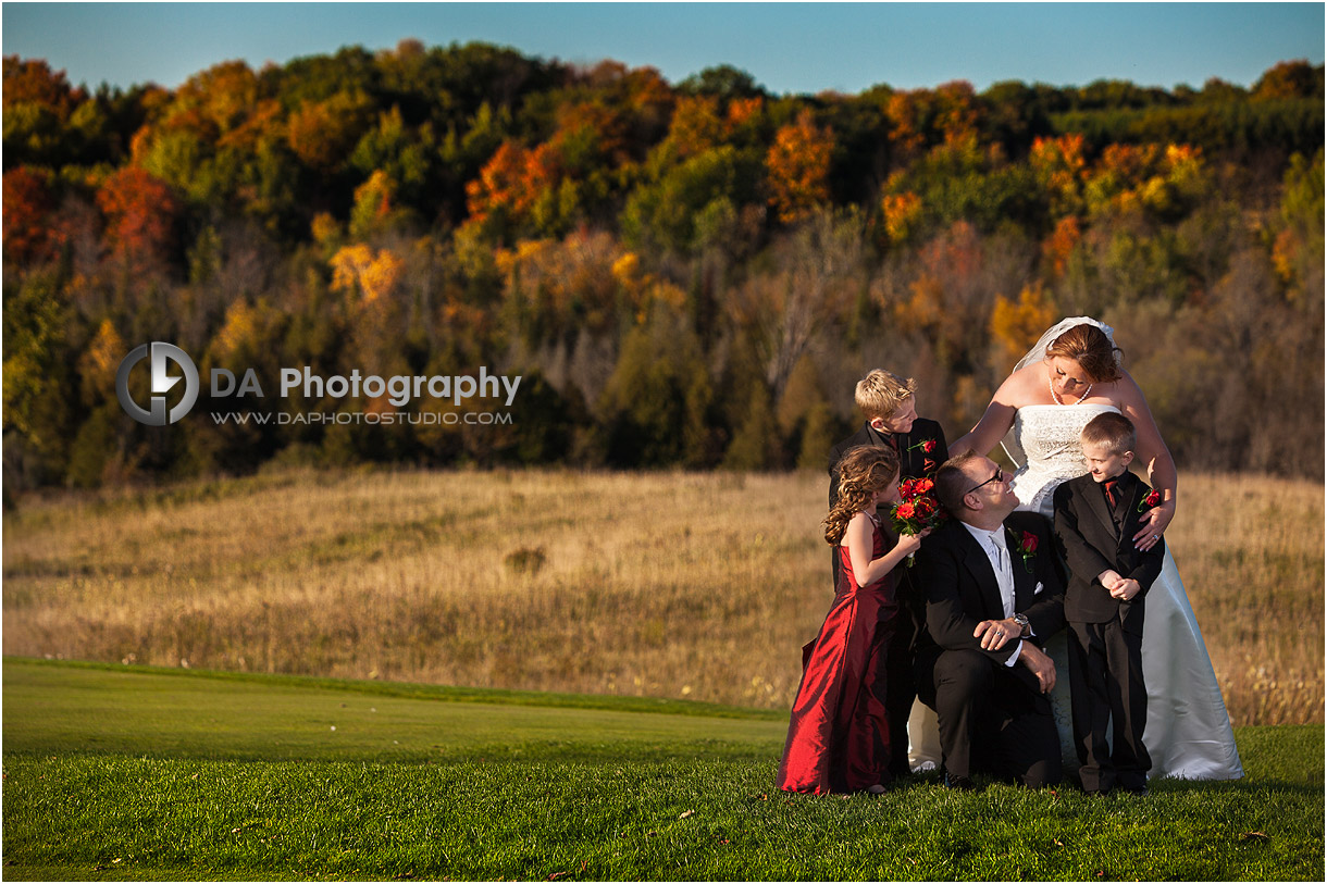 Blended Family Photo on a Wedding Day