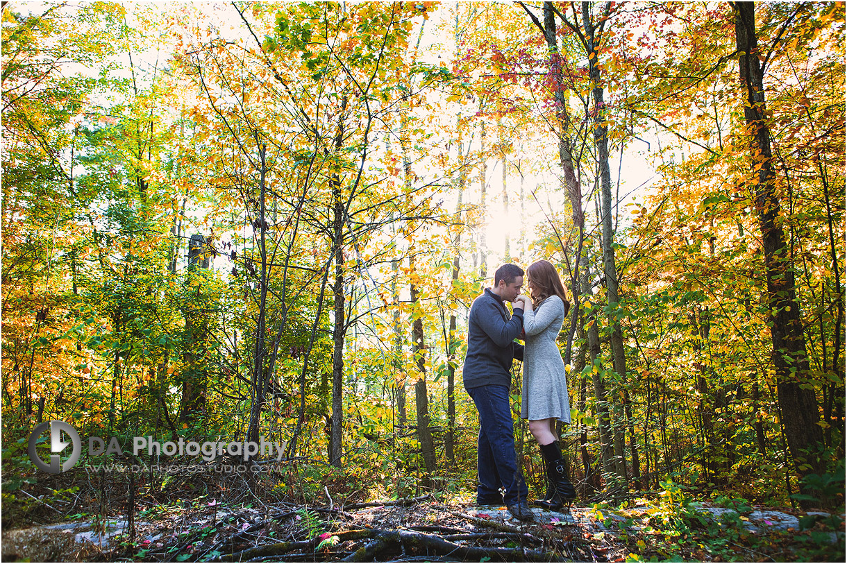 Best Fall Engagement Photographer in Muskoka