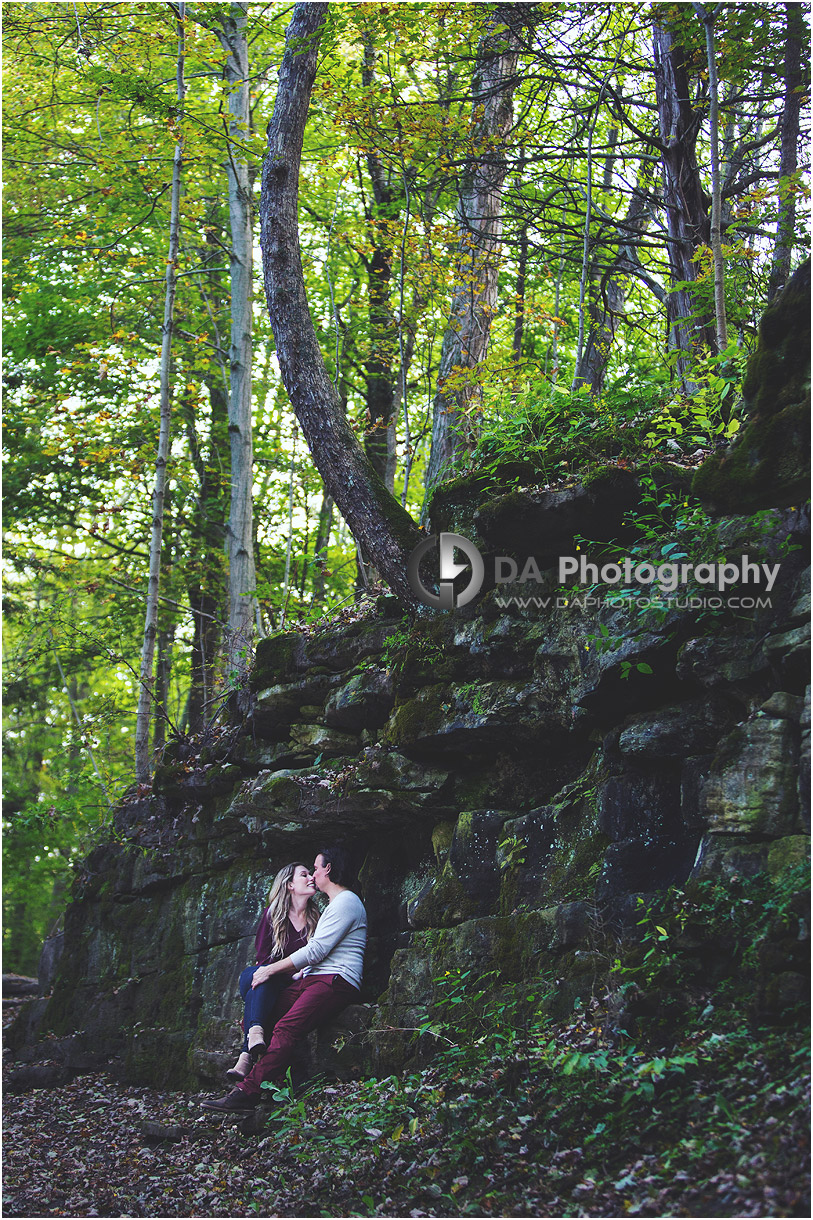 Engagement Photographers at Balls Falls