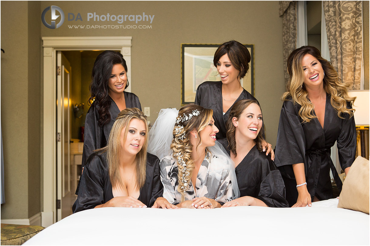 Bridesmaids in Old Mill Toronto