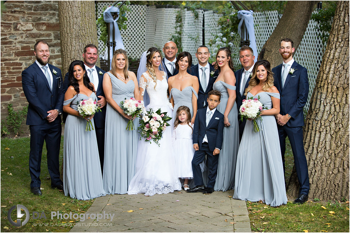 Bridal Party Fall Wedding Pictures