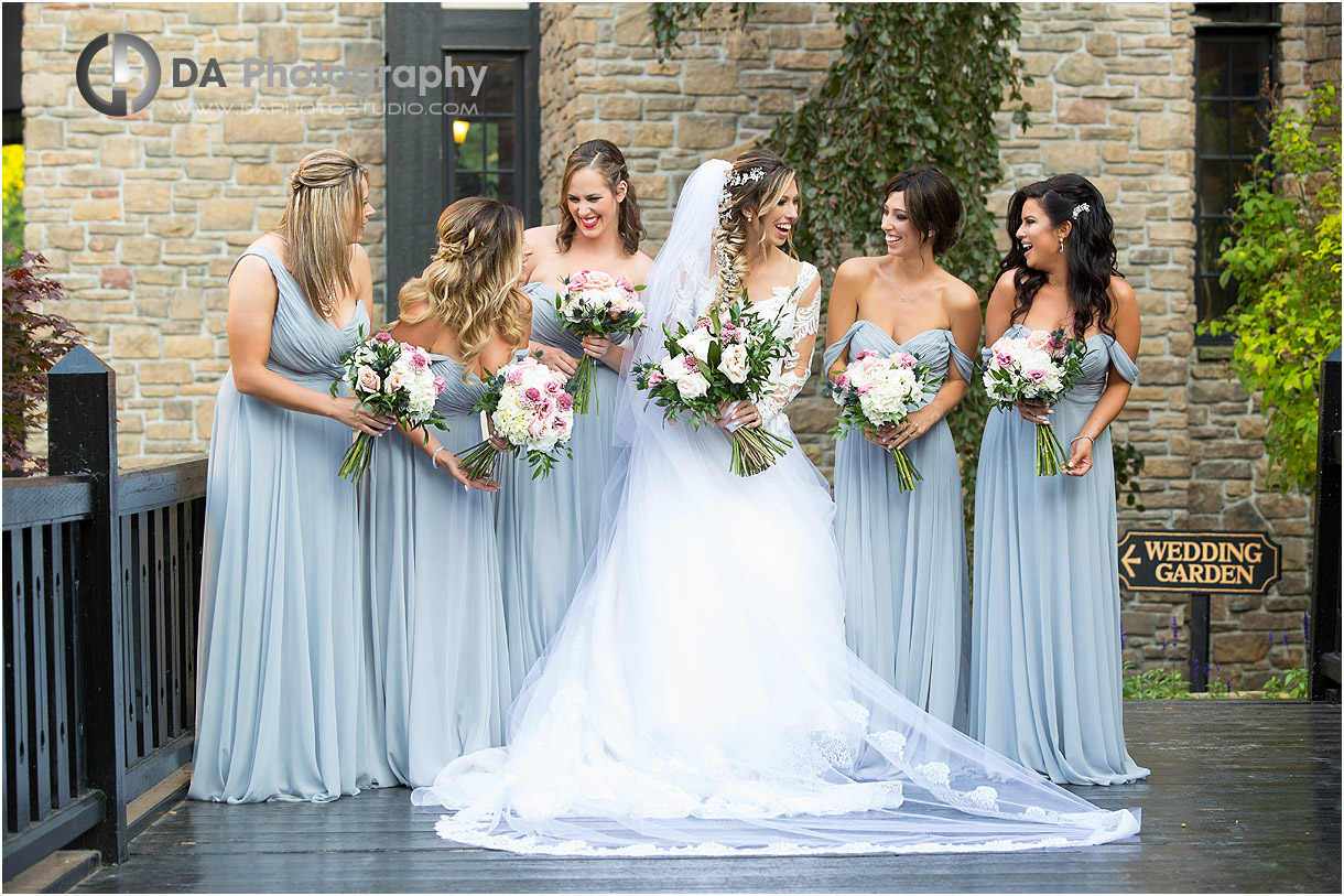 Bridesmaids Fall Wedding Photos