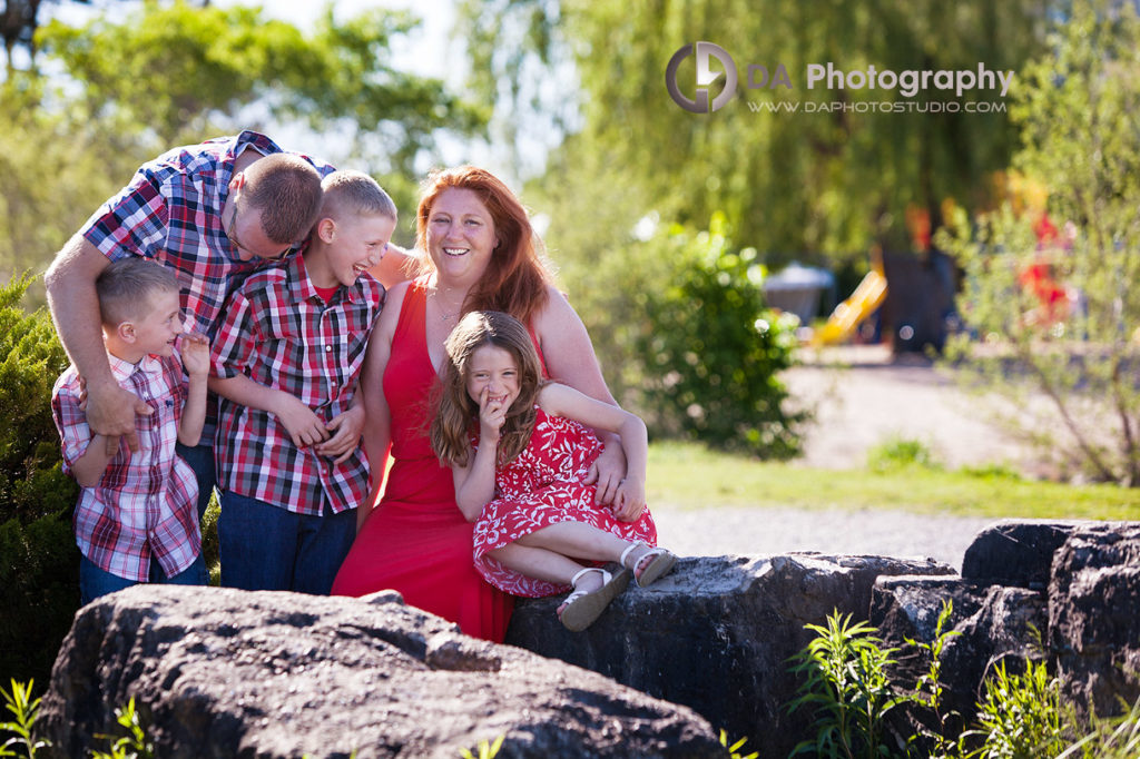 Outdoor Blended Family Photo Session