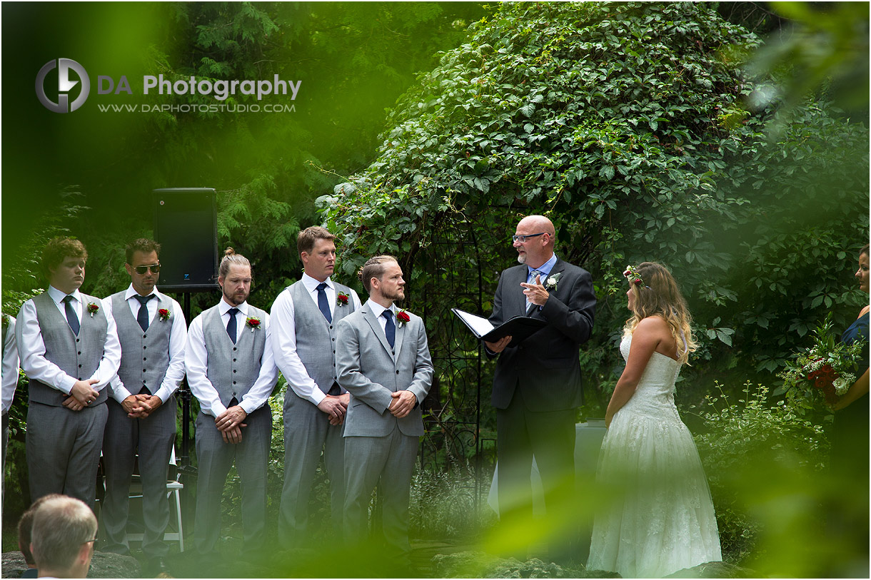 Wedding Ceremony at Millcroft Inn