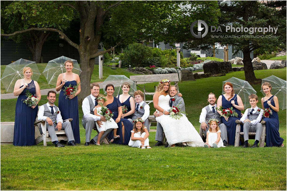 Bridal party Pictures at Millcroft Inn Wedding