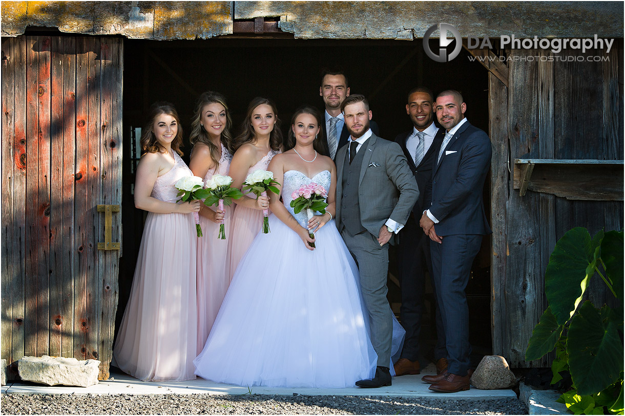 Bridal Party Photo at Pipers Heath