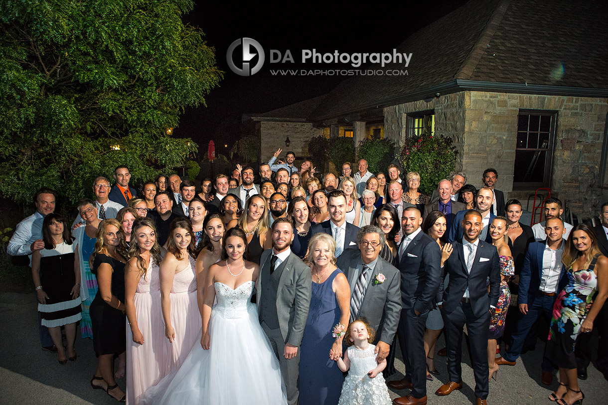 Wedding Group Photos at night