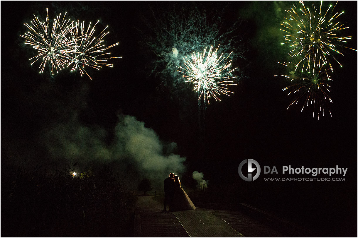 Fireworks on Weddings at Pipers Heath