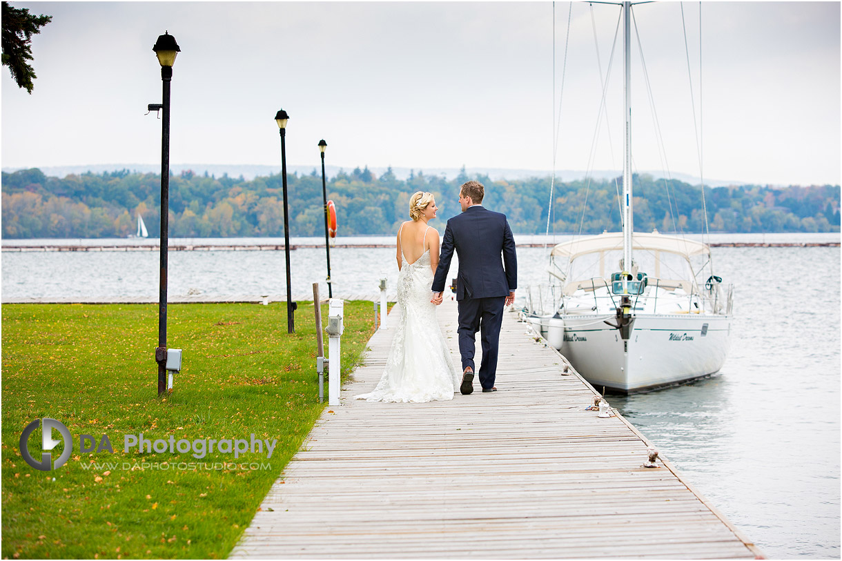 Bride and Groom at The Waterfront