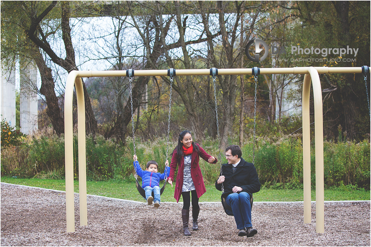 Family Photographer at Lion's Valley Park in Oakville
