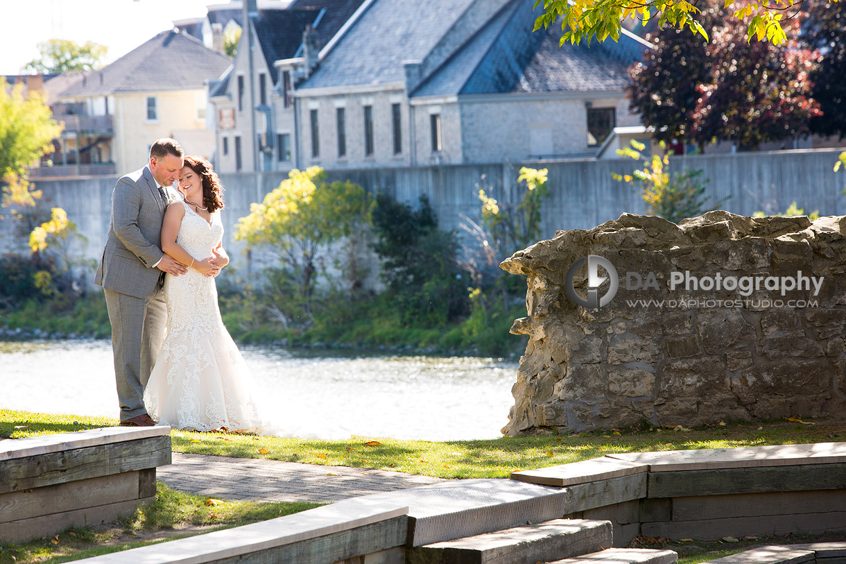 Wedding Photograph at Mill Race in Cambridge