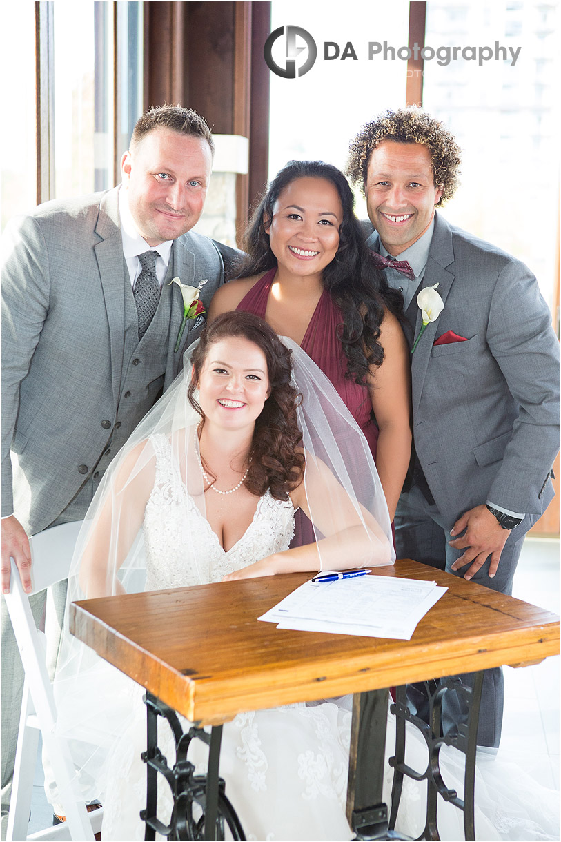 Wedding Ceremony at Cambridge Mill in Cambridge