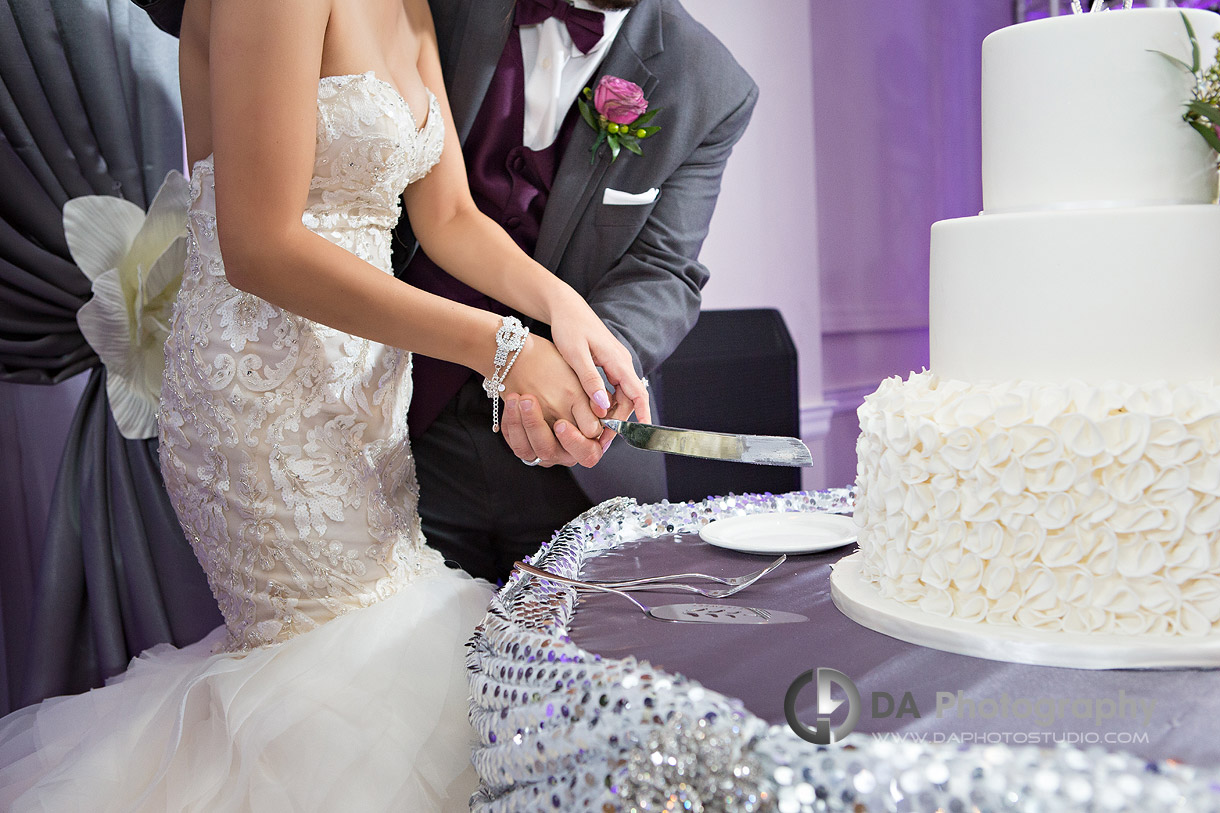 Bride and Groom at La Dome Banquet Halls