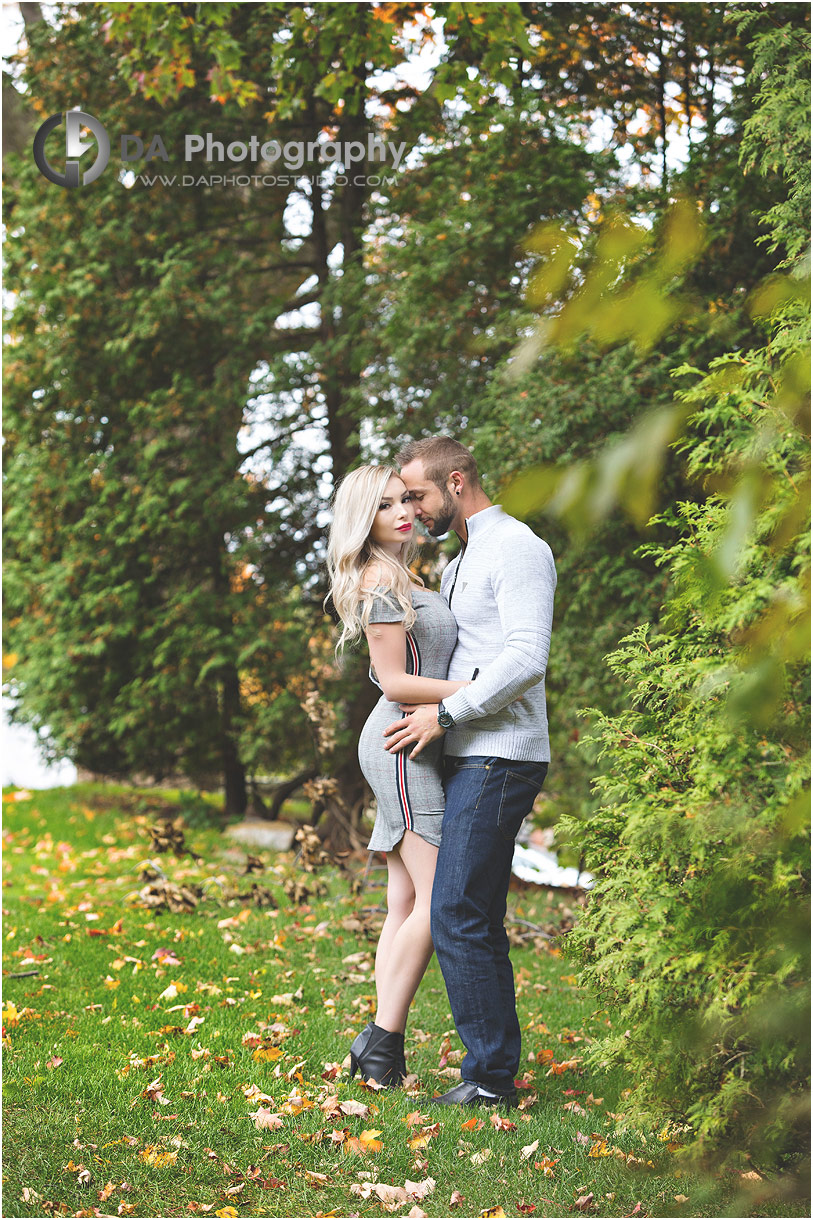 Fall Engagement photos in Burlington