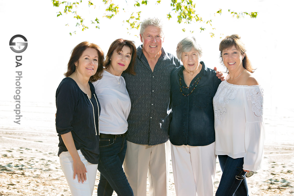 Beach family reunion photos