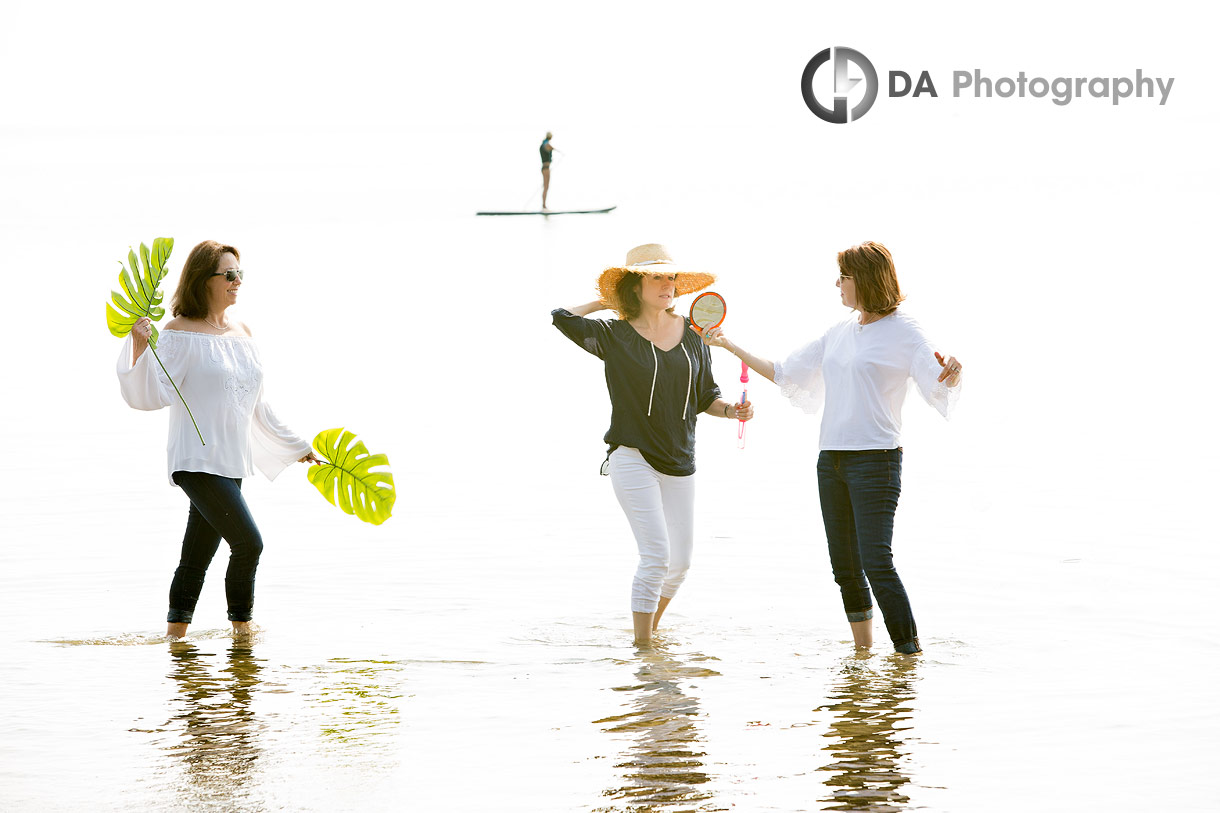 Fun photos in Burlington at the beach