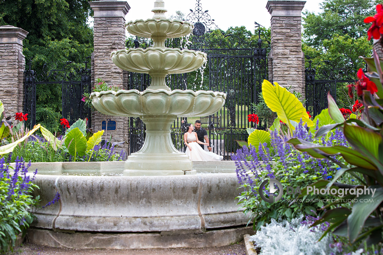 Intimate engagement photos at Royal Botanical Gardens