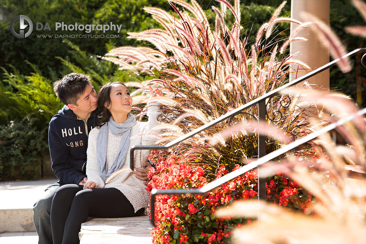 Paletta Mansion Fall Engagements in Burlington