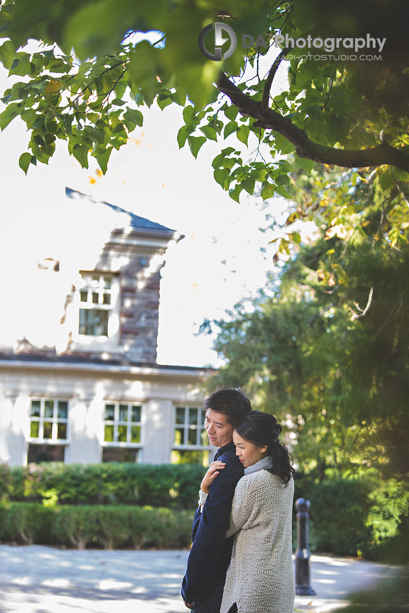 Paletta Mansion Outdoor Engagement in fall