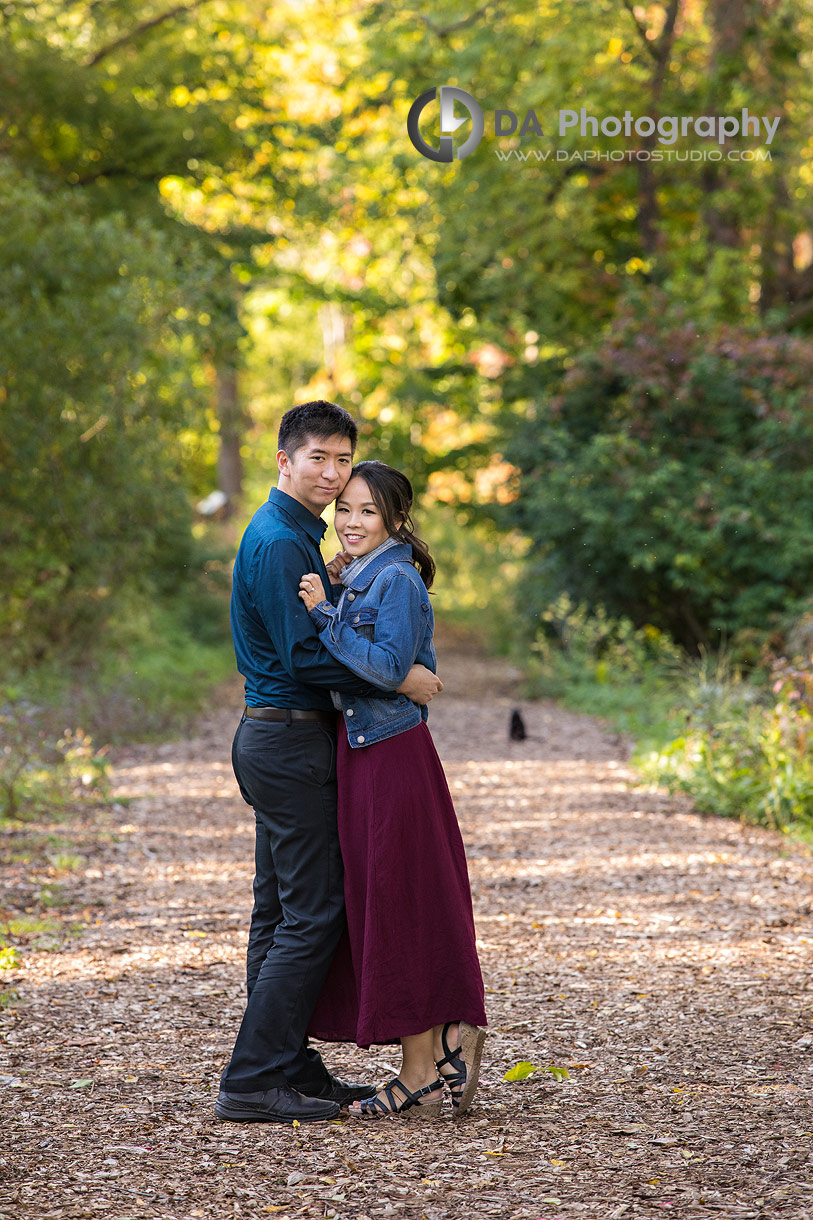 Engagement Pictures at Paletta Mansion in fall