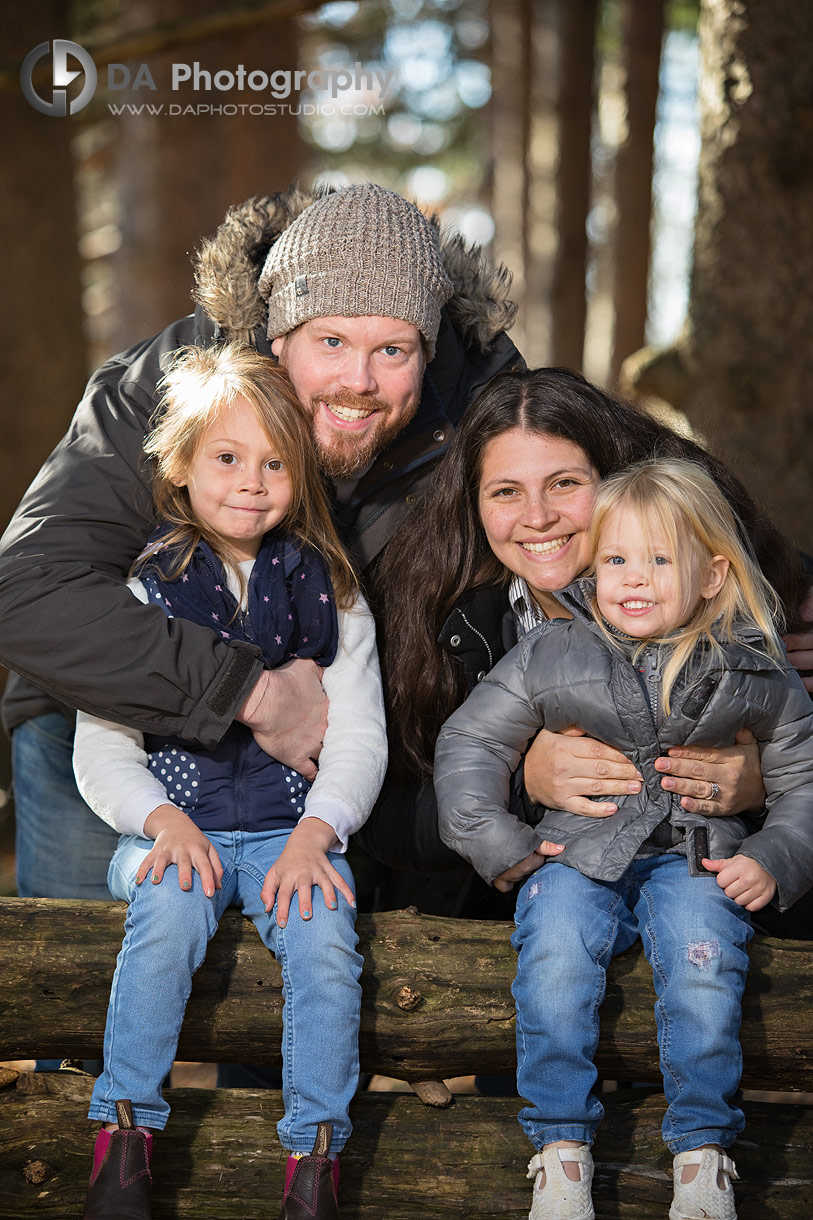 Fun family photo at Rockwood Conservation area