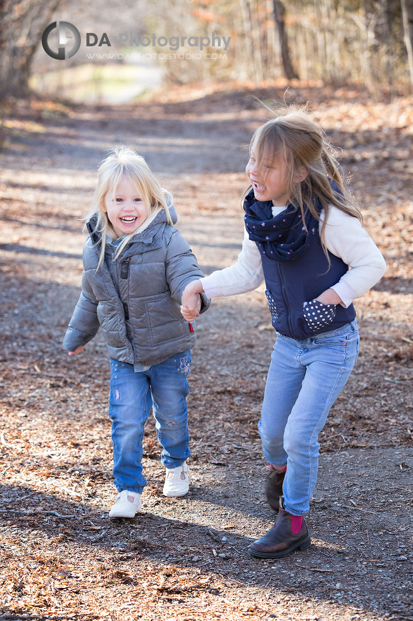 Fun siblings photos at Rockwood Conservation Area