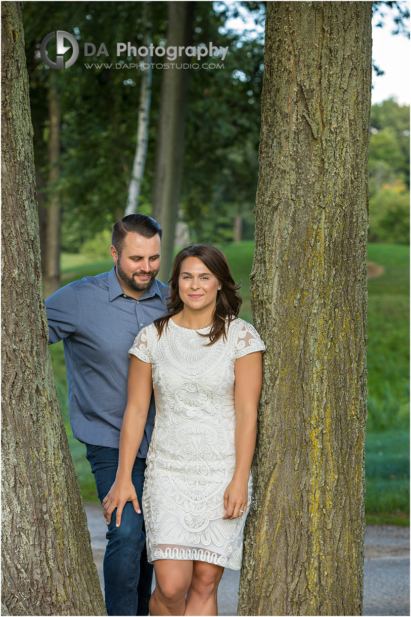 Engagement Photo at Hamilton Golf Club in Ancaster