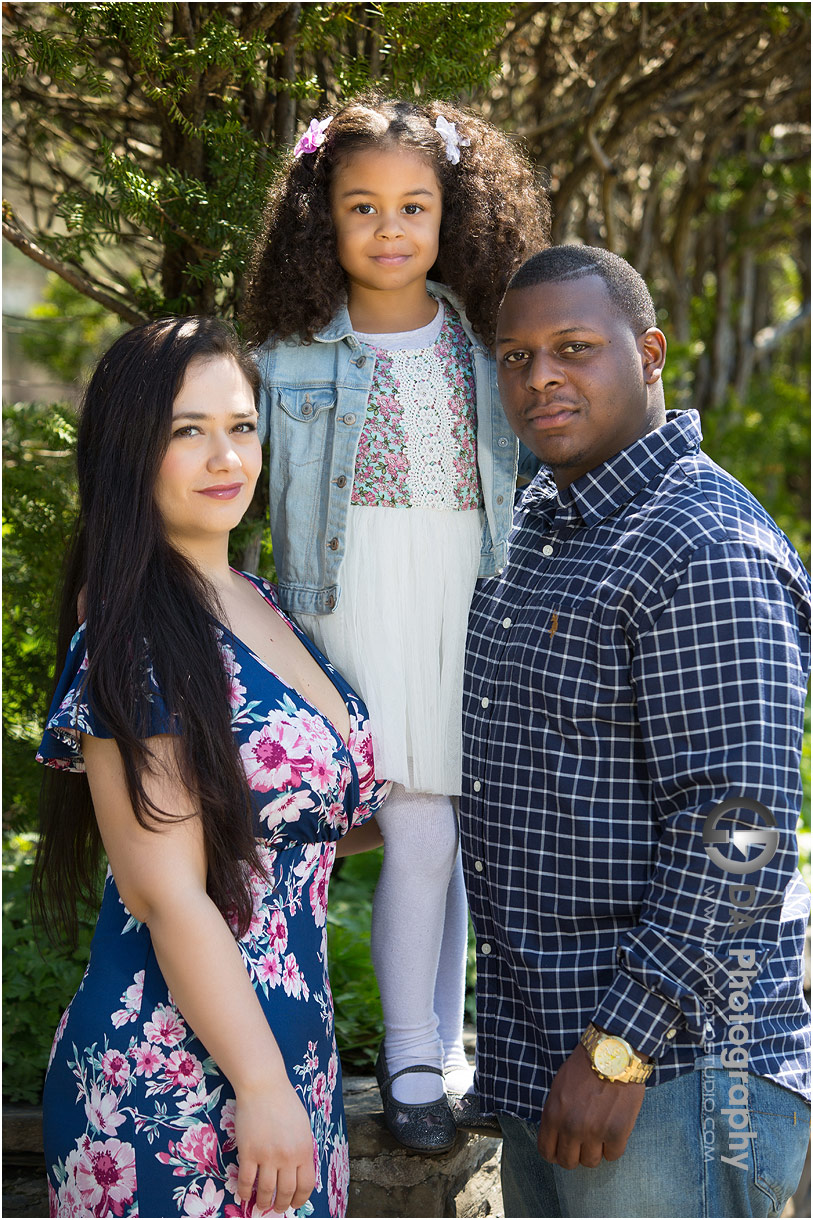 Family photos in Spring at High Park