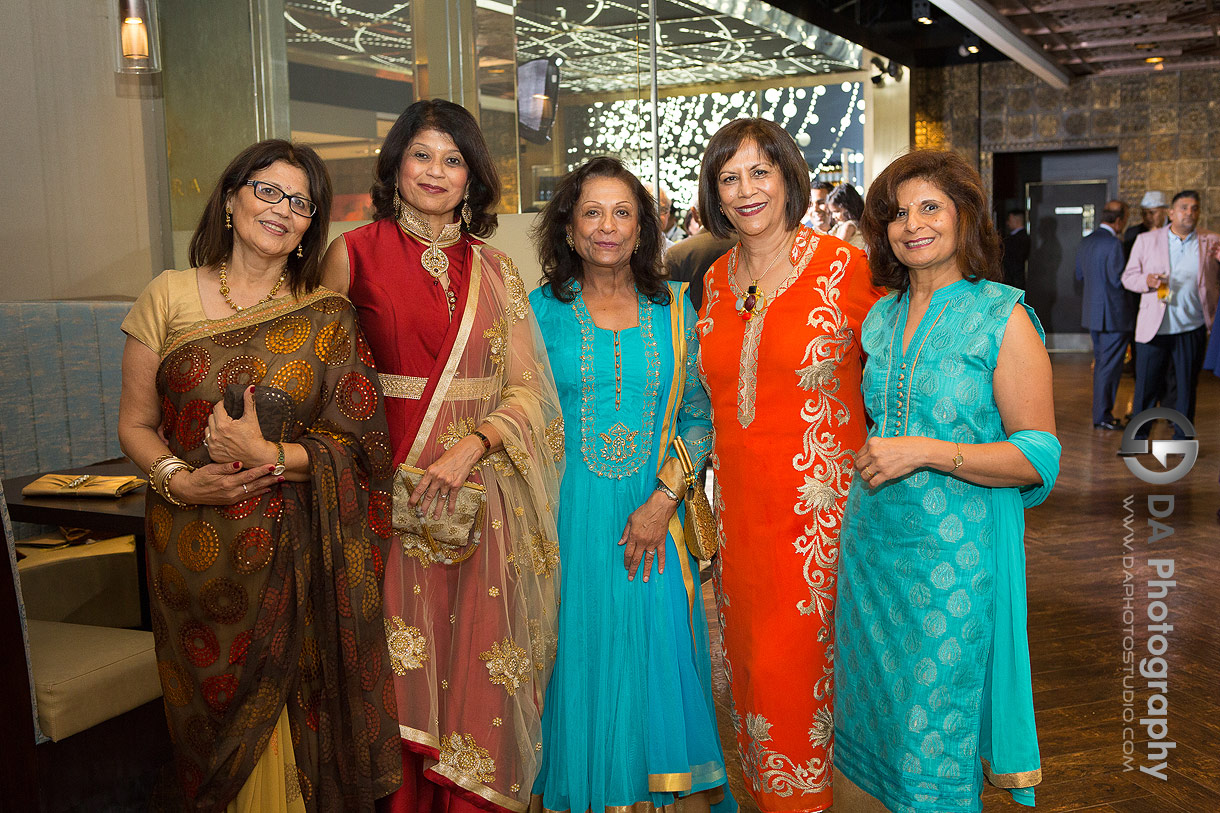 Colourful dresses during Mehndi Party