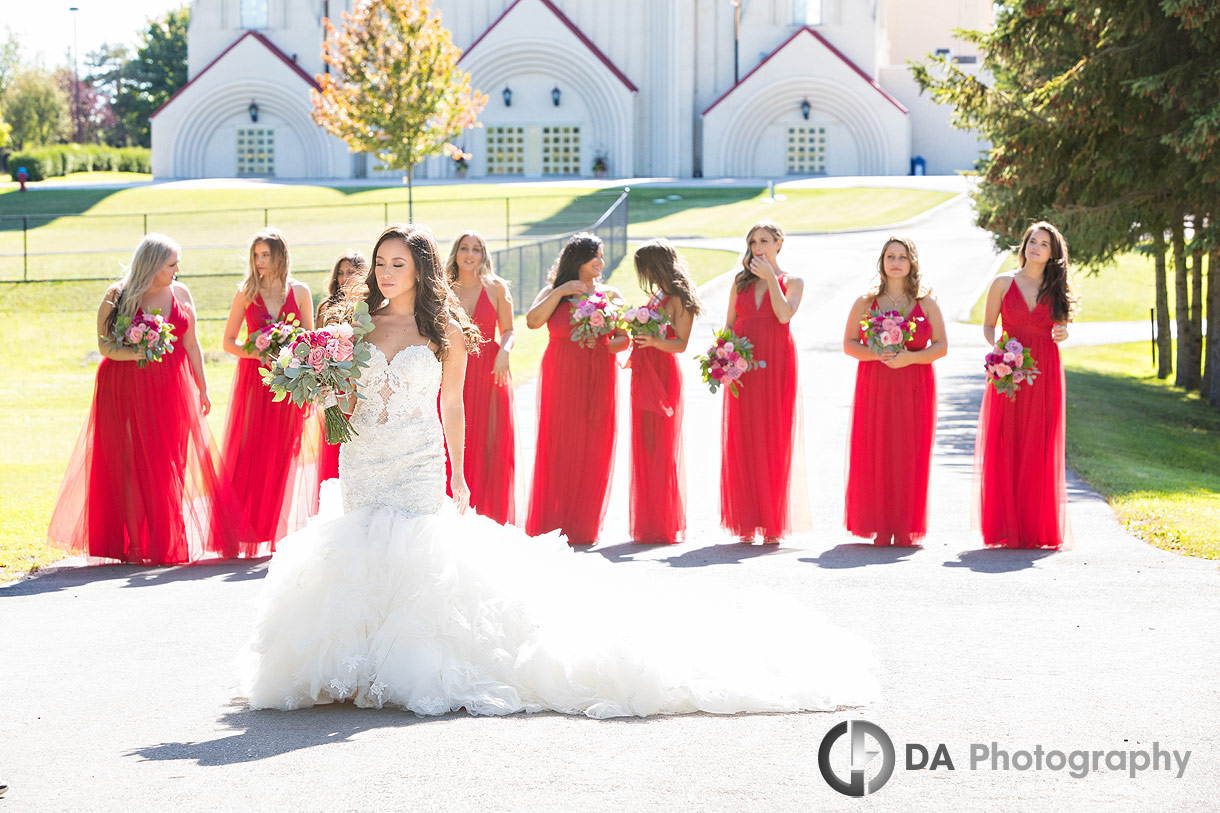 Wedding Dress of a bride in Norval