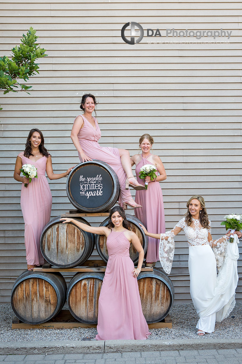 Bridesmaids at Trius Winery