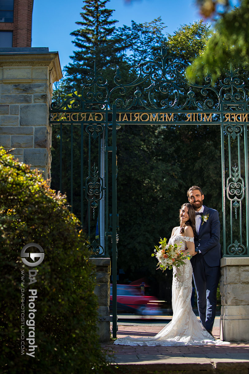 Alexander Muir Memorial Gardens Intimate Wedding Photo