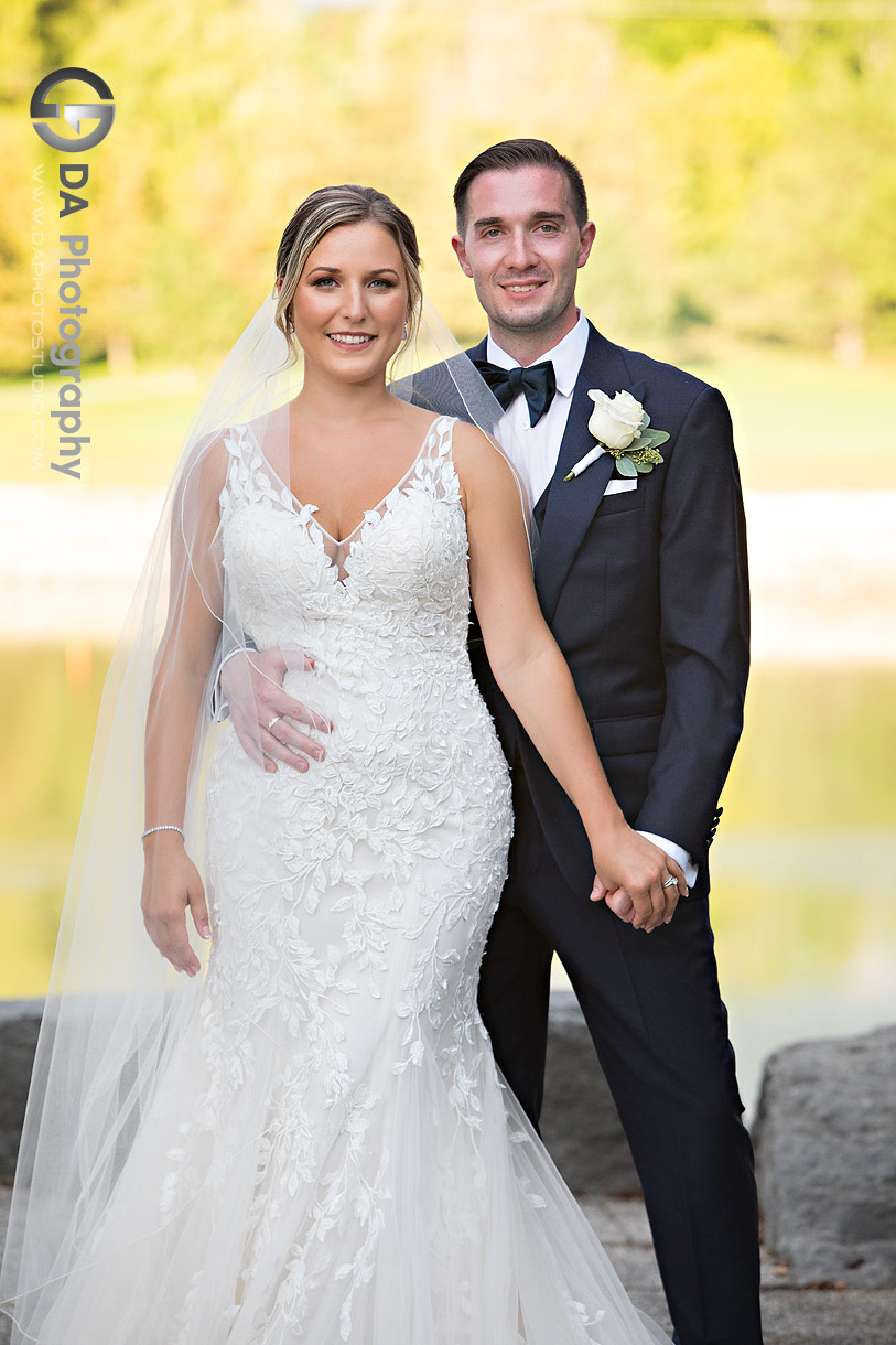 Bride and Groom at The Manor