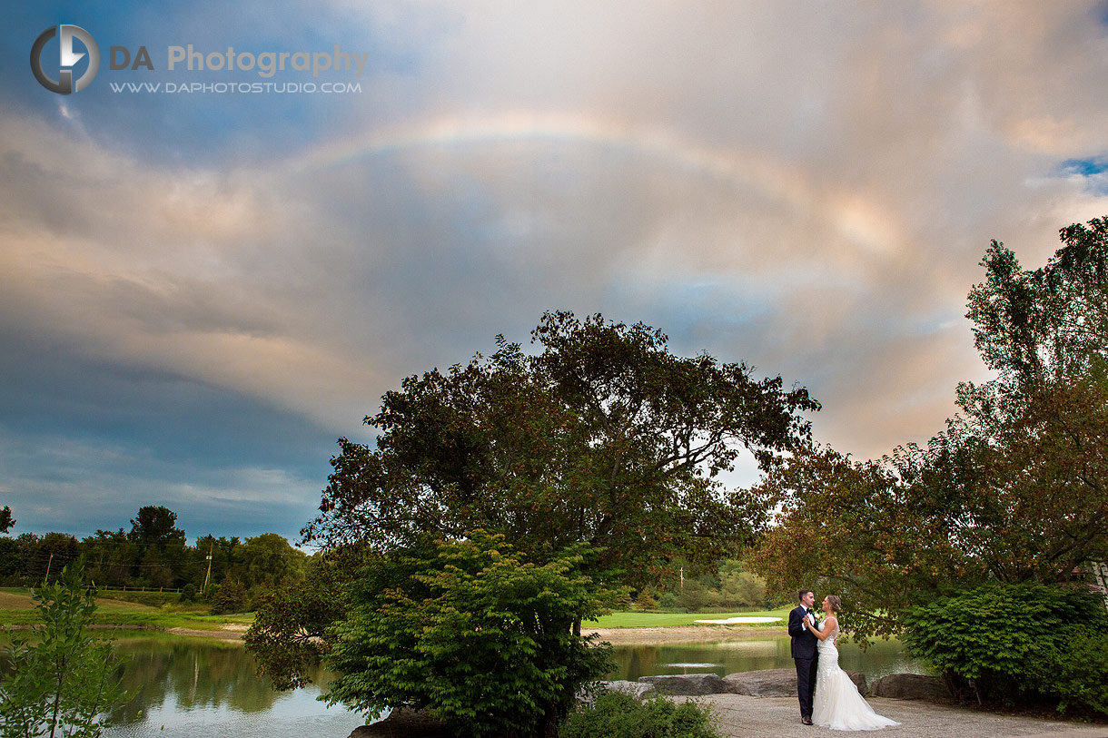 The Manor Wedding first dance with Rainbow photo