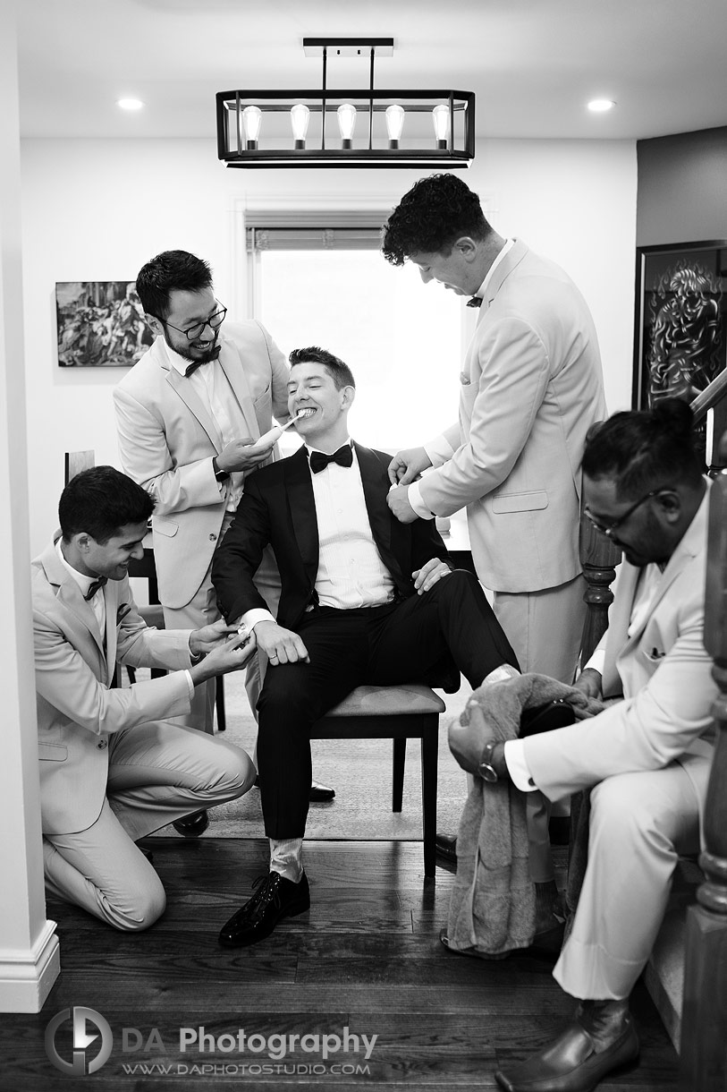 Groomsman at Edgewater Manor