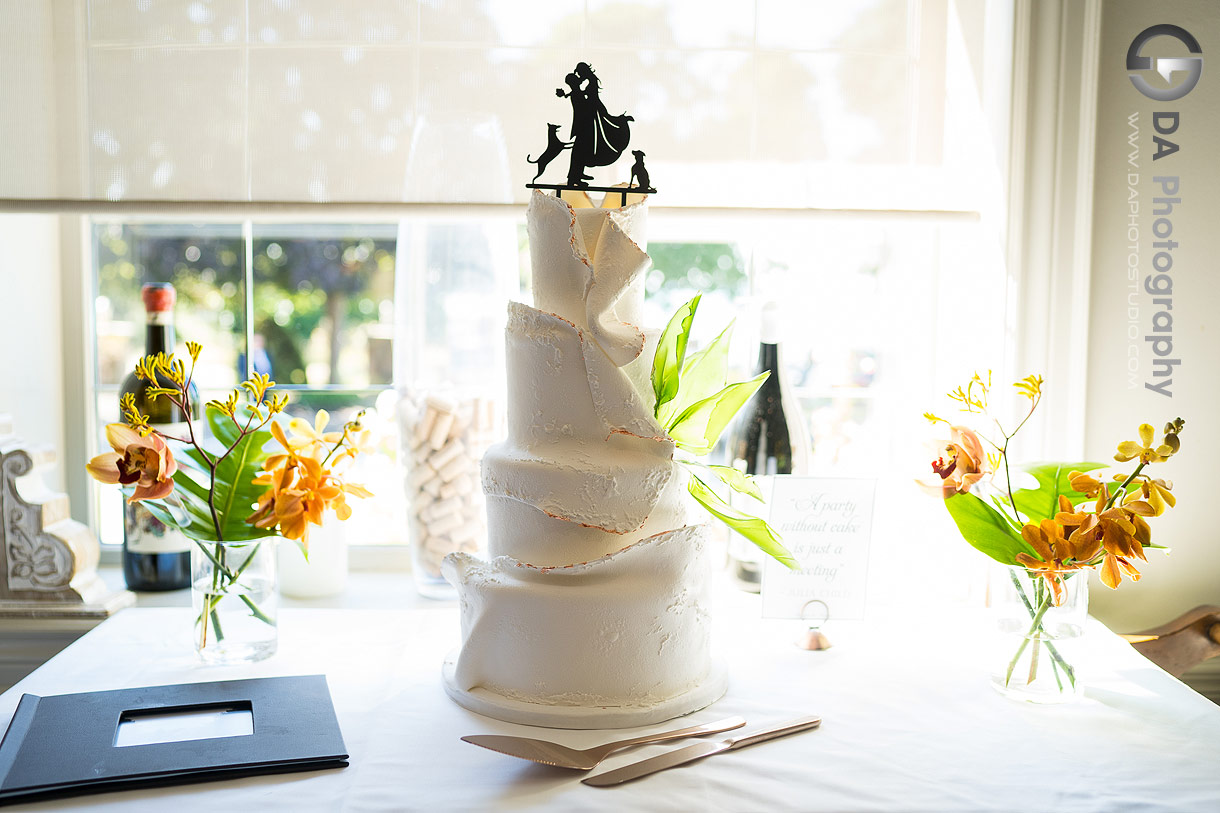 Wedding cake at Edgewater Manor