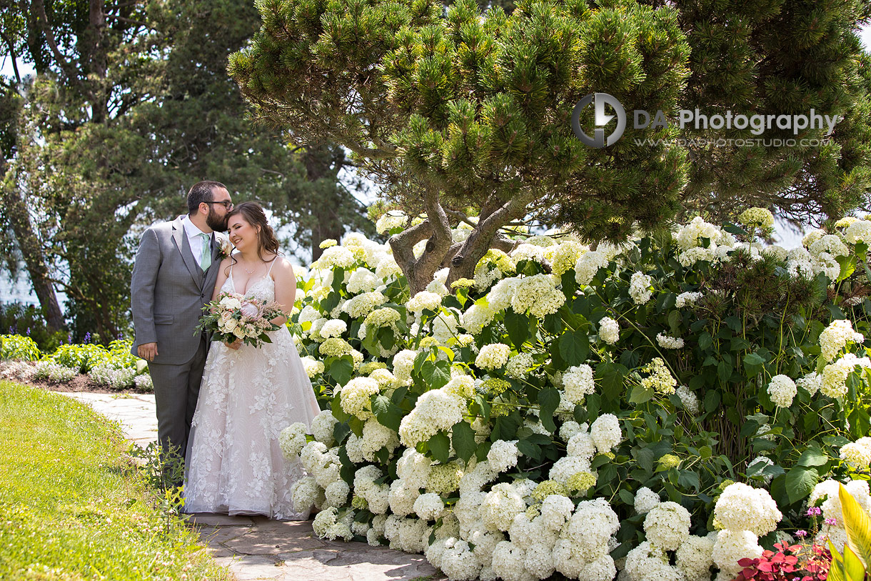 Bride and Groom at Gairloch Gardens