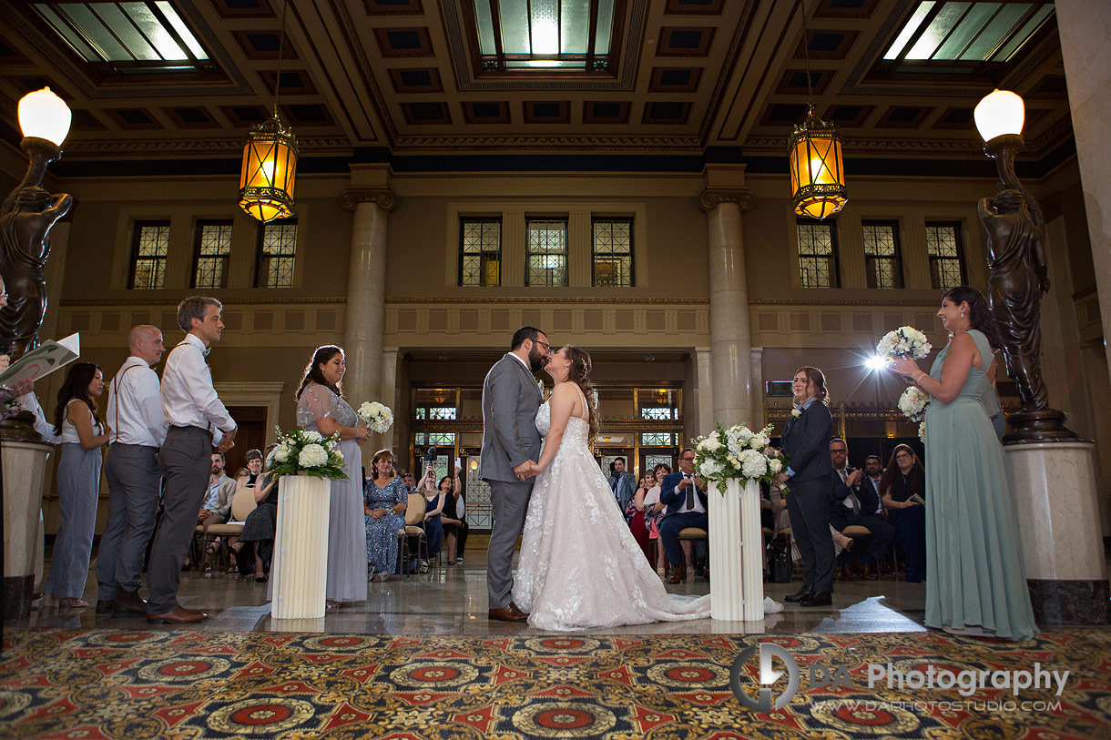 Wedding Ceremony at Liuna Station in Hamilton