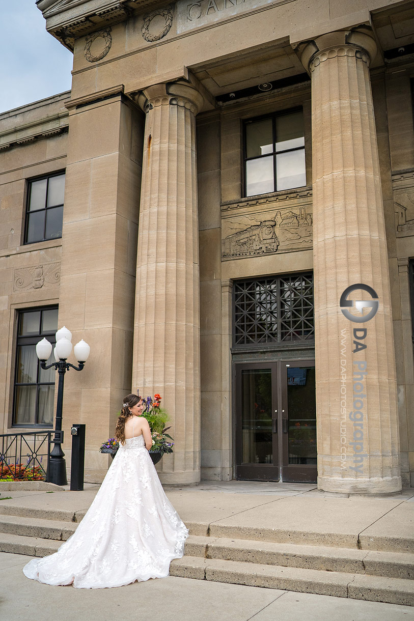 Wedding Dress at Liuna Station