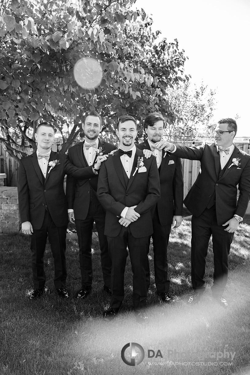 Groomsman at Willibald Distillery Wedding