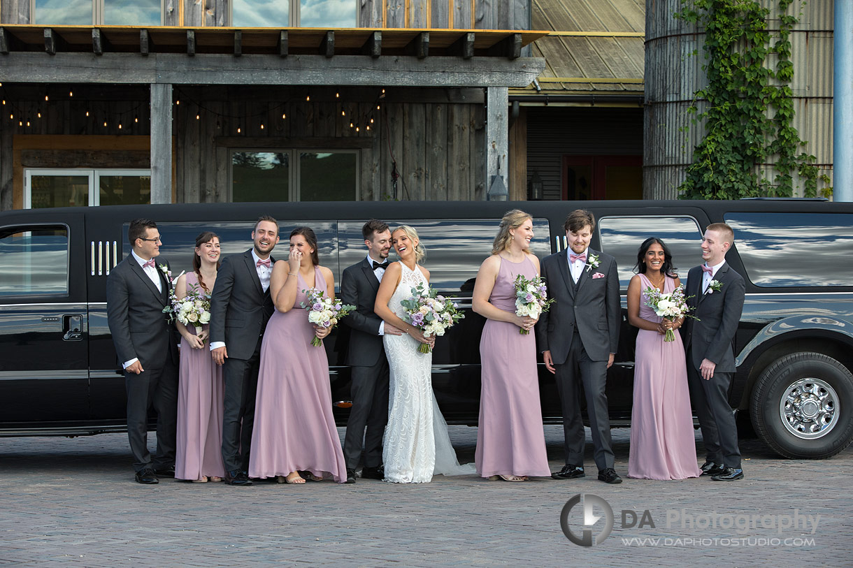 Bridal Party at Willibald Distillery Wedding