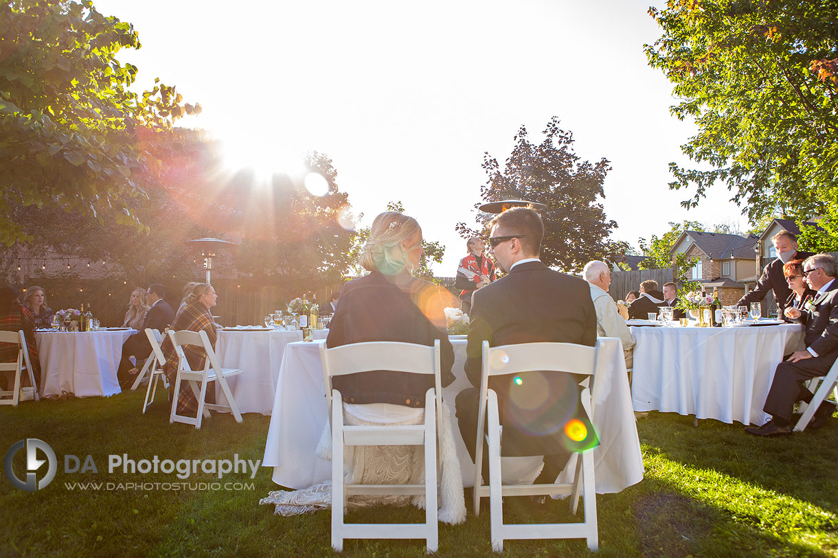 Backyard Wedding Reception