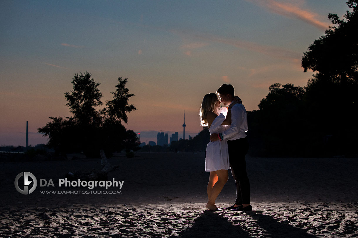 Toronto Engagement Photography at Night